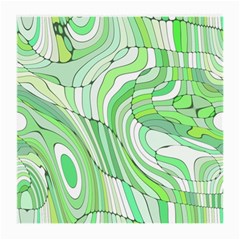 Retro Abstract Green Medium Glasses Cloth