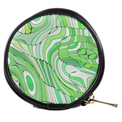 Retro Abstract Green Mini Makeup Bags by ImpressiveMoments