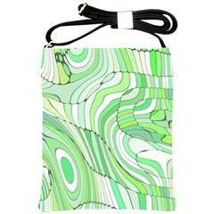 Retro Abstract Green Shoulder Sling Bags