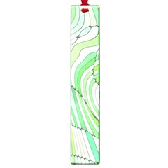 Retro Abstract Green Large Book Marks