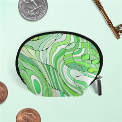 Retro Abstract Green Accessory Pouches (small) 