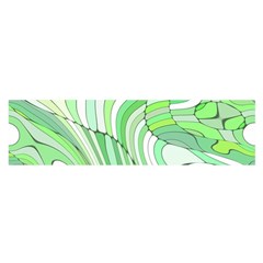 Retro Abstract Green Satin Scarf (oblong) by ImpressiveMoments