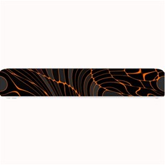 Retro Abstract Orange Black Small Bar Mats