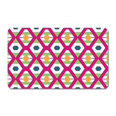 Honeycomb In Rhombus Pattern Magnet (rectangular)