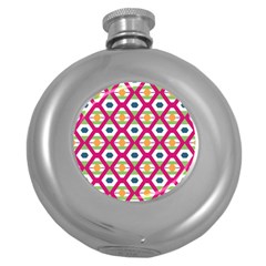 Honeycomb In Rhombus Pattern Hip Flask (5 Oz) by LalyLauraFLM