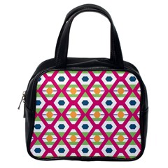 Honeycomb In Rhombus Pattern Classic Handbag (one Side) by LalyLauraFLM