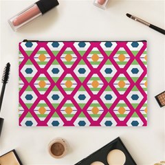 Honeycomb In Rhombus Pattern Cosmetic Bag (large) by LalyLauraFLM