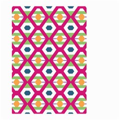 Honeycomb In Rhombus Pattern Small Garden Flag