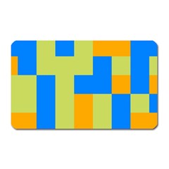 Tetris Shapes Magnet (rectangular) by LalyLauraFLM