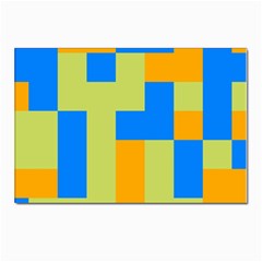 Tetris Shapes Postcard 4 x 6  (pkg Of 10)