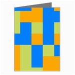 Tetris shapes Greeting Cards (Pkg of 8) Left