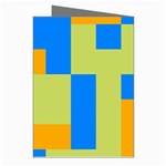 Tetris shapes Greeting Cards (Pkg of 8) Right