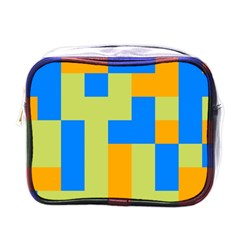 Tetris Shapes Mini Toiletries Bag (one Side) by LalyLauraFLM