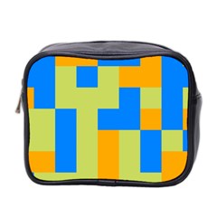 Tetris Shapes Mini Toiletries Bag (two Sides)