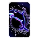 Orca With Glowing Line Jumping Out Of A Circle Mad Of Water Memory Card Reader Front