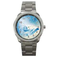 Music Sport Metal Watches