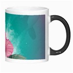 Orca Jumping Out Of A Flower With Waterfalls Morph Mugs Right