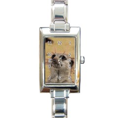 Meerkat 2 Rectangle Italian Charm Watches