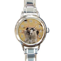 Meerkat 2 Round Italian Charm Watches