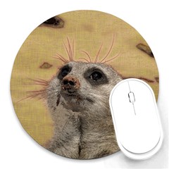 Meerkat 2 Round Mousepads