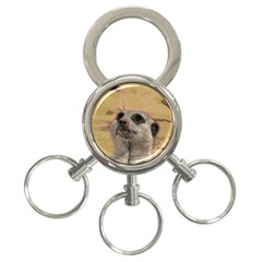 Meerkat 2 3-ring Key Chains