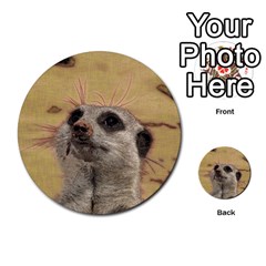 Meerkat 2 Multi-purpose Cards (round)  by ImpressiveMoments