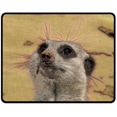 Meerkat 2 Fleece Blanket (medium) 