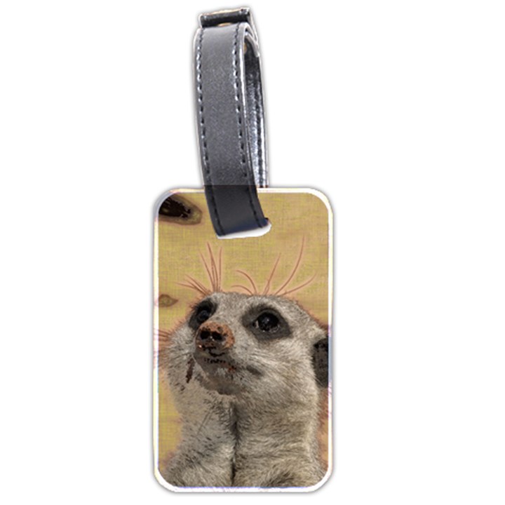 Meerkat 2 Luggage Tags (Two Sides)