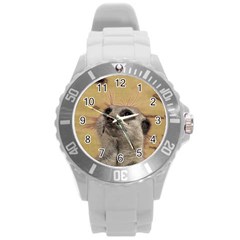 Meerkat 2 Round Plastic Sport Watch (l)