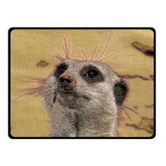 Meerkat 2 Double Sided Fleece Blanket (small) 