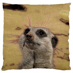 Meerkat 2 Standard Flano Cushion Cases (one Side) 