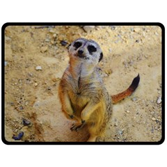 Lovely Meerkat 515p Fleece Blanket (large) 