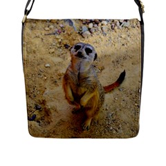 Lovely Meerkat 515p Flap Messenger Bag (l)  by ImpressiveMoments