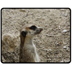 Adorable Meerkat Fleece Blanket (medium) 