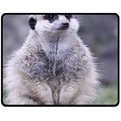 Adorable Meerkat 03 Fleece Blanket (medium) 