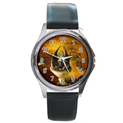 The Forgotten World In The Sky Round Metal Watches