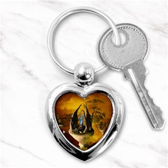 The Forgotten World In The Sky Key Chains (heart) 