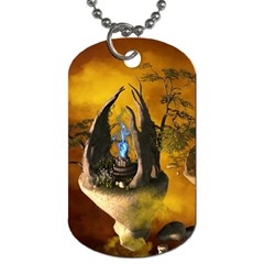 The Forgotten World In The Sky Dog Tag (one Side) by FantasyWorld7