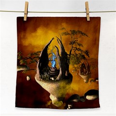 The Forgotten World In The Sky Face Towel