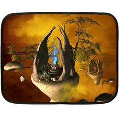 The Forgotten World In The Sky Double Sided Fleece Blanket (mini) 