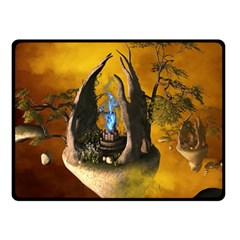 The Forgotten World In The Sky Fleece Blanket (small)