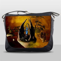 The Forgotten World In The Sky Messenger Bags by FantasyWorld7