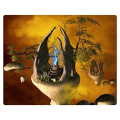 The Forgotten World In The Sky Double Sided Flano Blanket (medium)  by FantasyWorld7