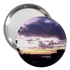  Sunset Over The Valley 3  Handbag Mirrors