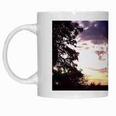  Sunset Over The Valley White Mugs by canvasngiftshop