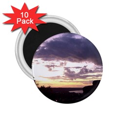  Sunset Over The Valley 2 25  Magnets (10 Pack) 