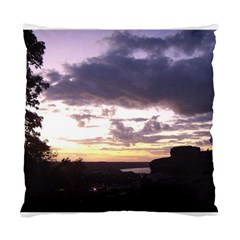  Sunset Over The Valley Standard Cushion Case (one Side)  by canvasngiftshop