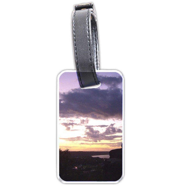  Sunset Over The Valley Luggage Tags (One Side) 