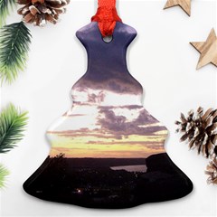  Sunset Over The Valley Christmas Tree Ornament (2 Sides)