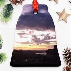  Sunset Over The Valley Bell Ornament (2 Sides)